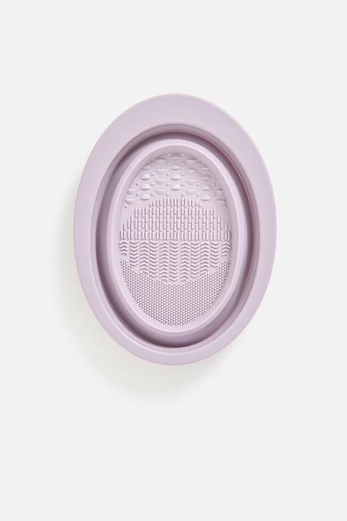 Pop up brush cleaner bowl - lavender