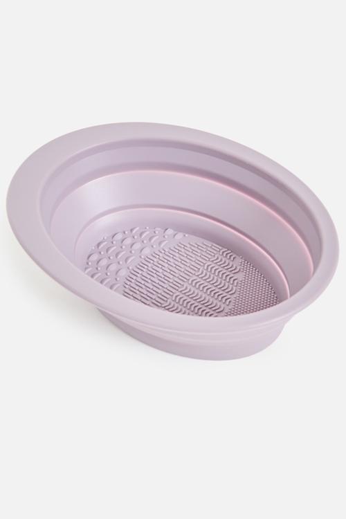 Pop up brush cleaner bowl - lavender
