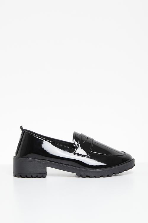Patent loafers - black