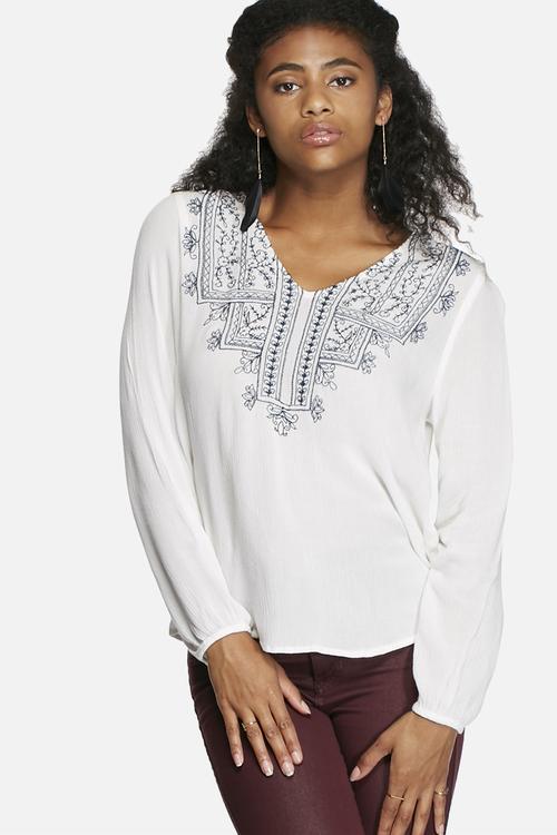 Frey Embroidered Top