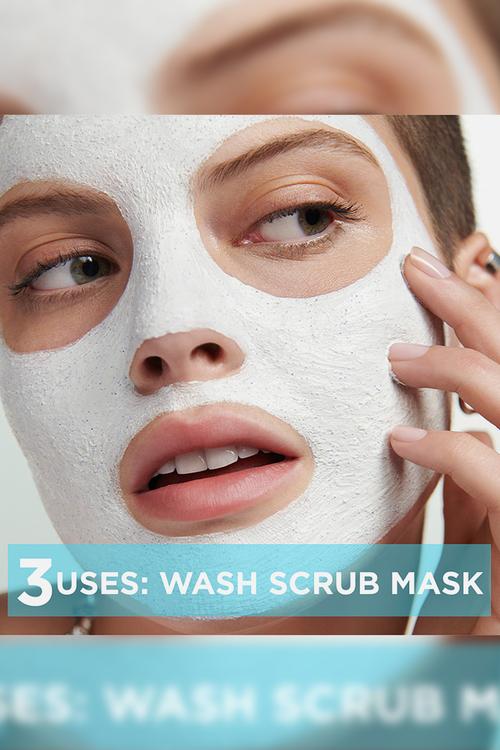 Pure Active 3-in-1 Wash, Scrub, Mask 150ml
