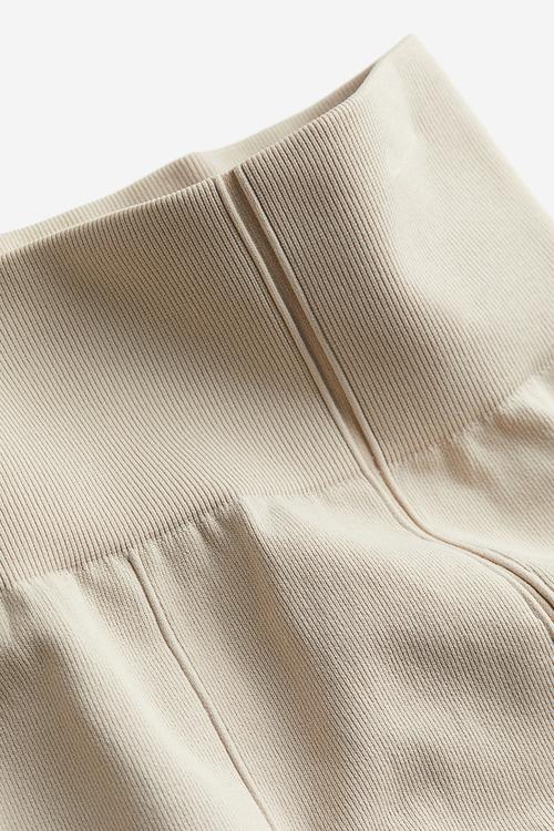 Drymove™ seamless sports tights - light beige