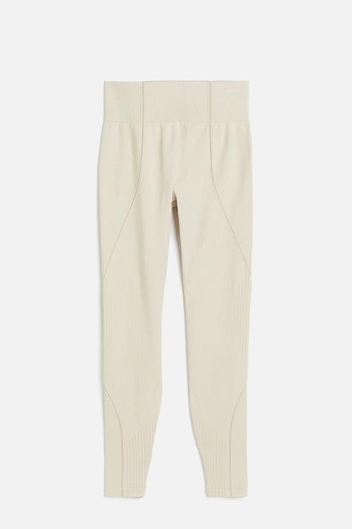 Drymove™ seamless sports tights - light beige