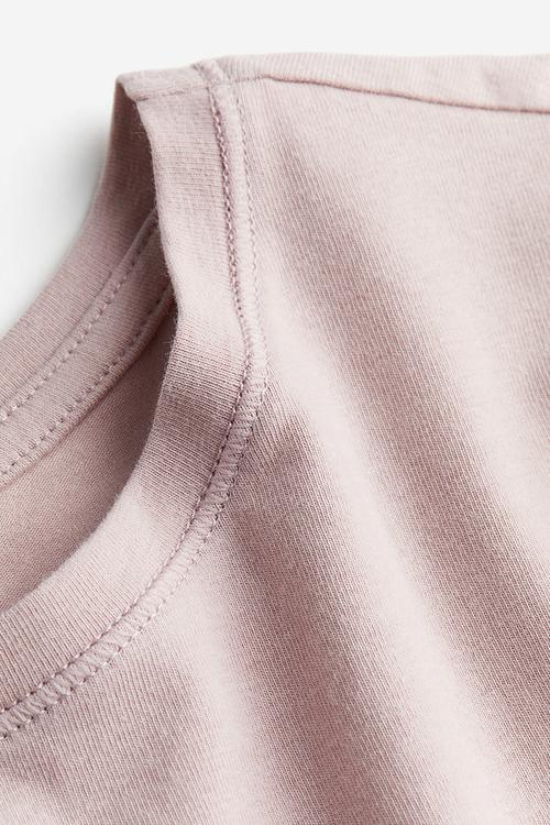 Fitted T-shirt - dusty pink