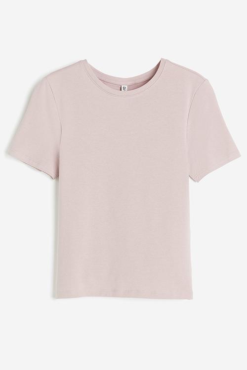 Fitted T-shirt - dusty pink