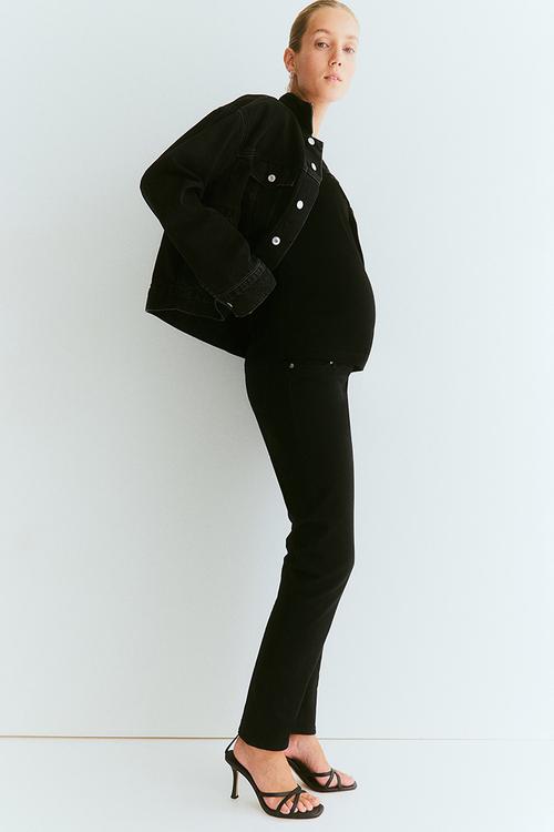 Mama skinny jeans - black