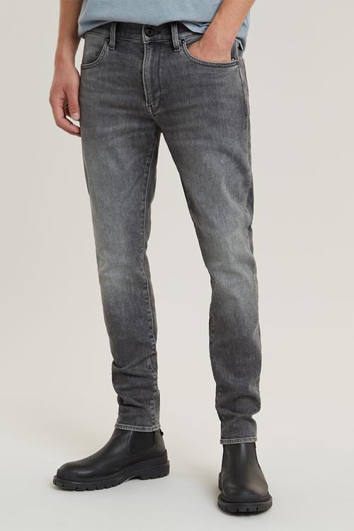 Revend FWD Skinny Dahlia black superstretch - faded grey neblina