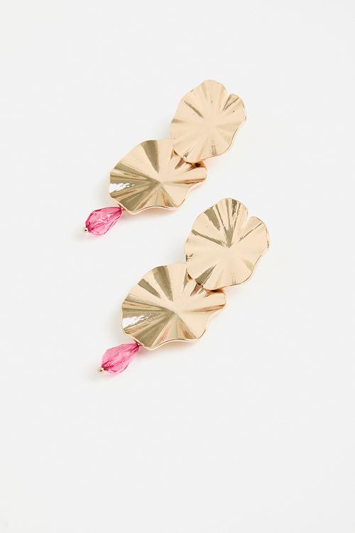Macie statement earrings - gold
