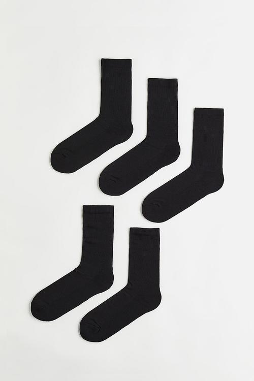 5-pack thermolite® socks - black