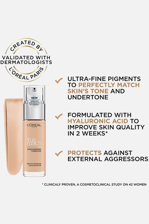 True Match Liquid Foundation - 2C Rose Vanilla