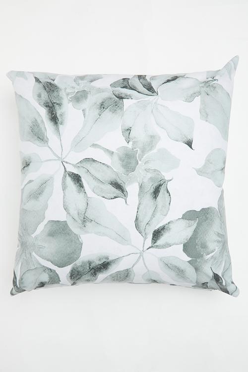 Ski printed cushion cover - Grey