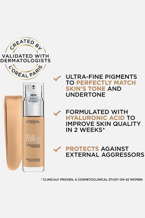 True Match Liquid Foundation - 3W Golden Beige
