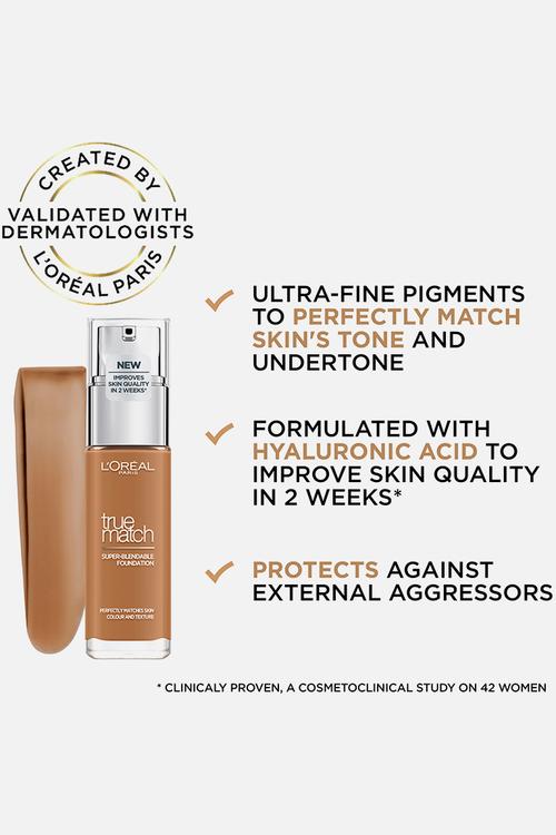 True Match Liquid Foundation - 8C Nut Brown