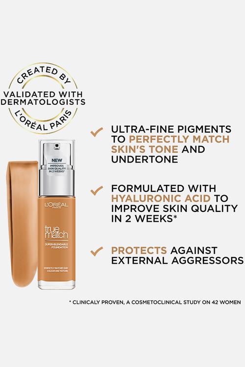 True Match Liquid Foundation - 7.5W Golden Chestnut