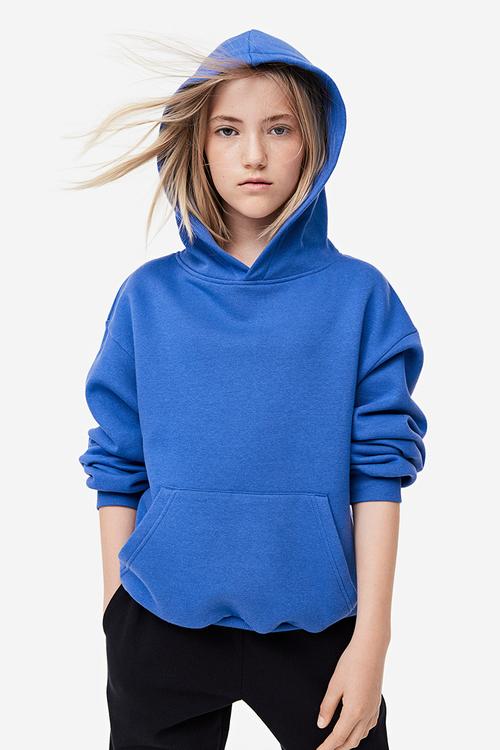 Oversized hoodie - bright blue