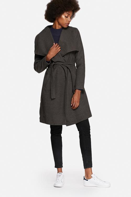 Dannie Long Belted Coat