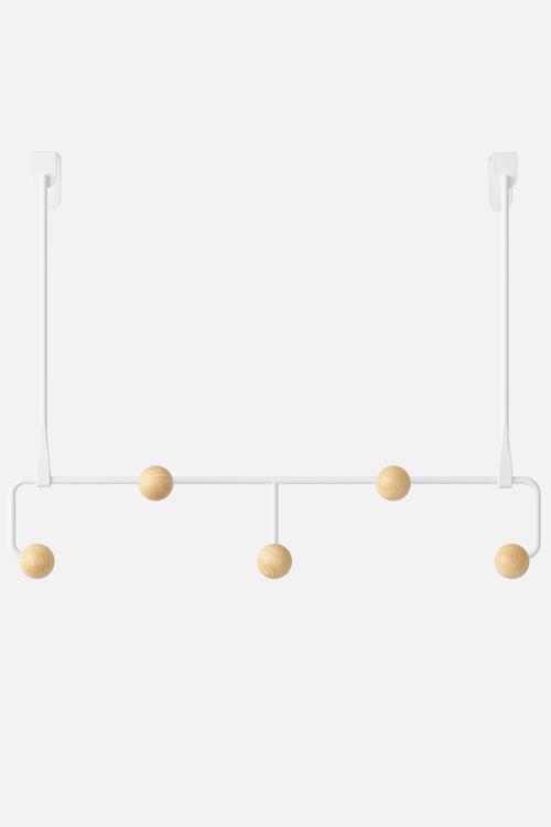 Estique 5 over the door hook - white