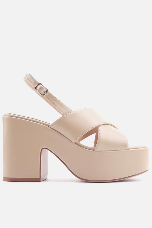 Carin platform heel - neutral