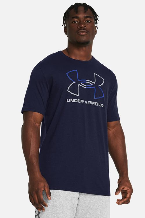 Ua gl foundation update short sleeve - midnight navy