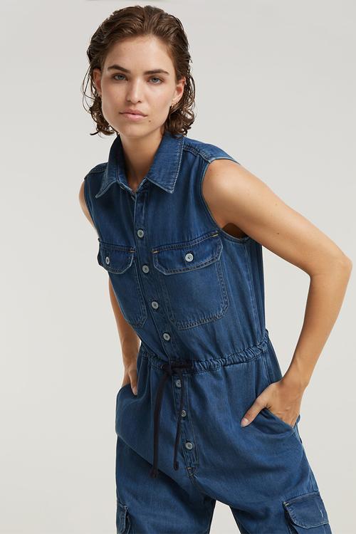 Soft Utility Jumpsuit Wmn - faded whirlpool
