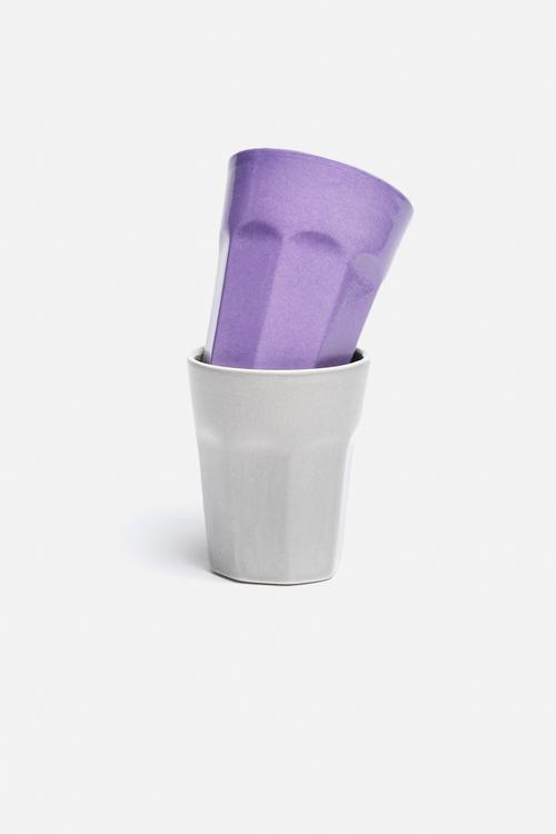 Set of 2 Ceramic Glasses