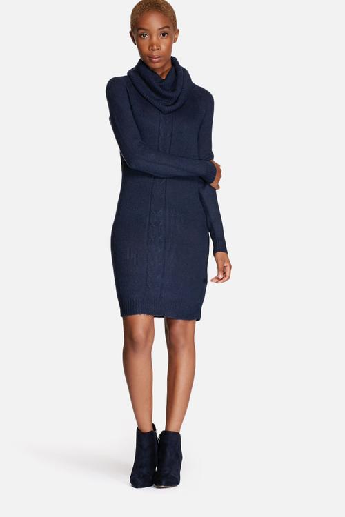 Sound Cowl Neck Dress
