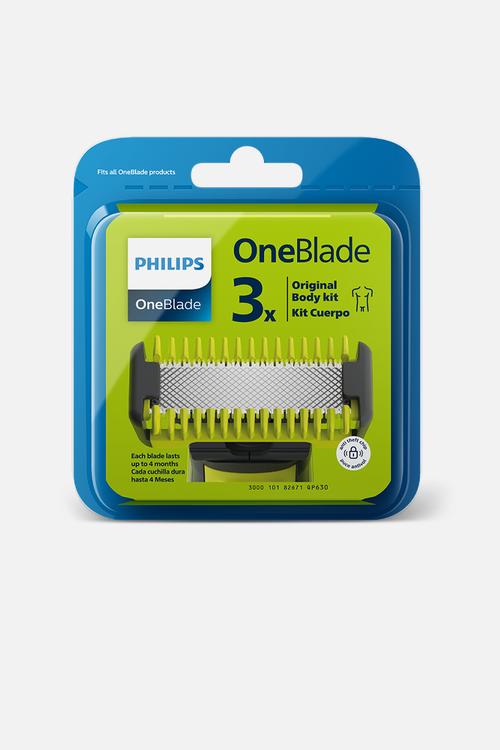 OneBlade Replacement Kit Face & Body, 3 Blades