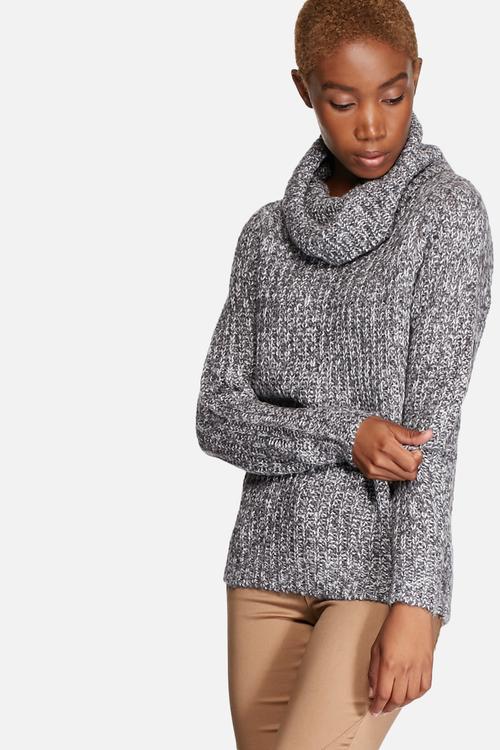 Sashi Twist Cowl Neck Sweater