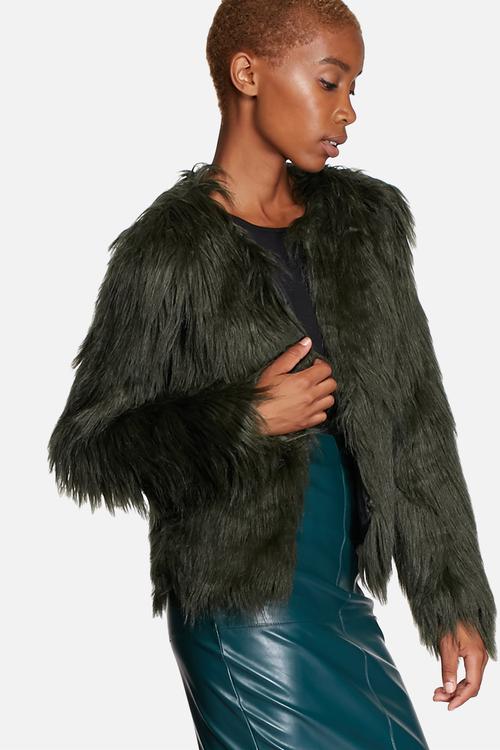 Pony Faux Fur Jacket