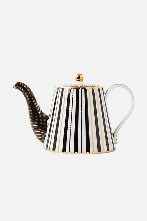 Regency Teapot With Infuser 1lt - Black