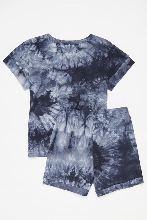 Top and short set - blue