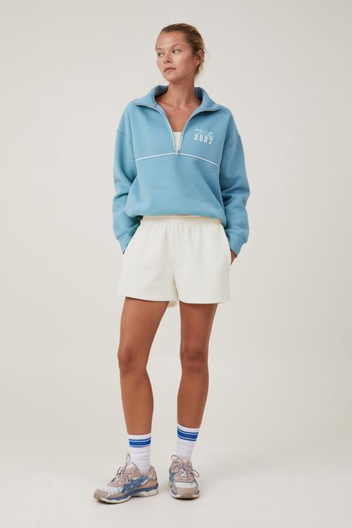 Plush Essential Gym Short-Coconut Milk