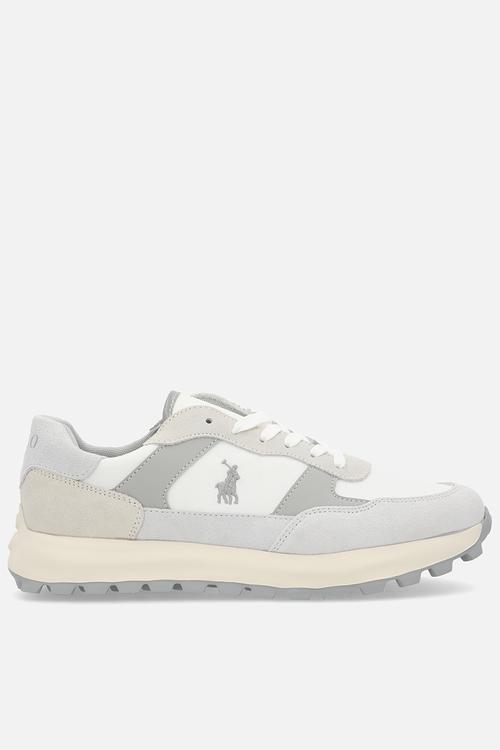 Panelled cleated runner - white