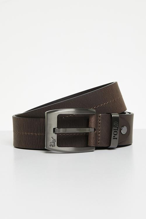 Calvin Leather Belt - Brown