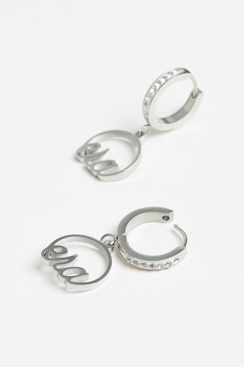 Era Precious Drop Earrings - Silver