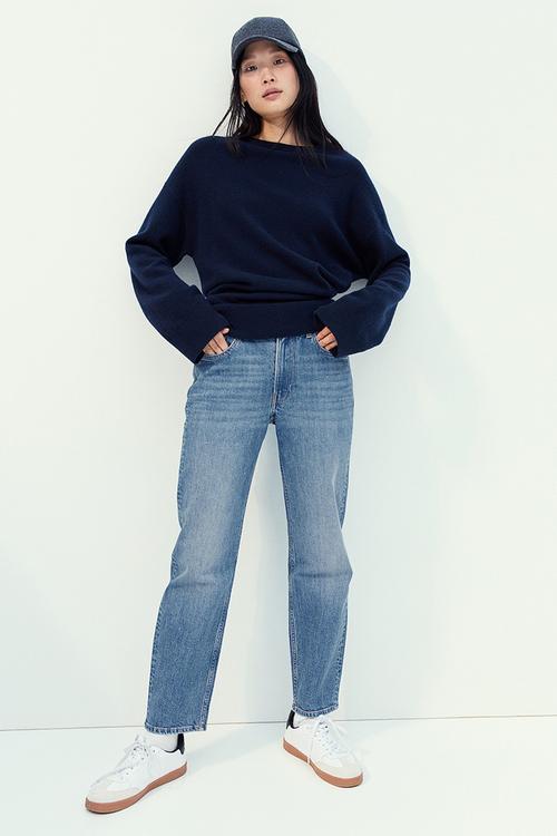 Slim regular ankle jeans - blue