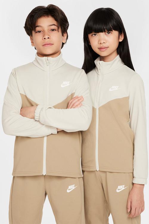 K nsw tracksuit poly fz hbr - light bone/khaki/white