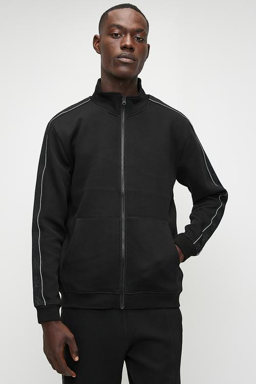 Mickey full zip sweatshirt - jet black a996