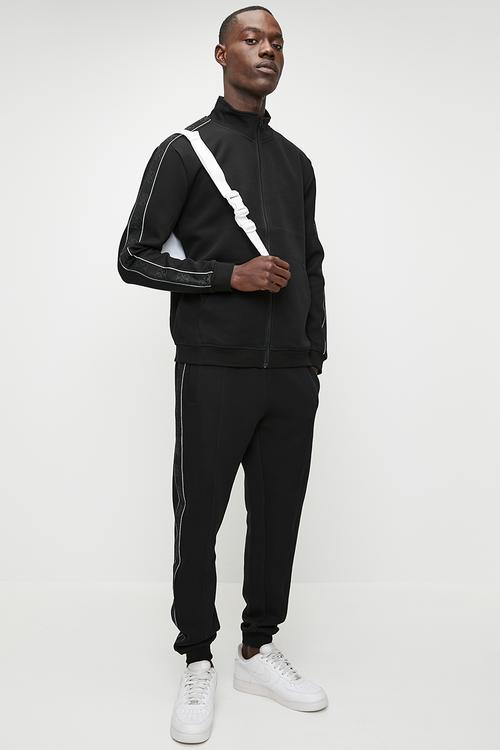 Mickey full zip sweatshirt - jet black a996