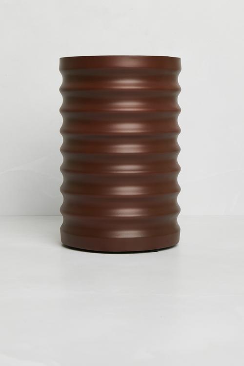 Pillar Candle Holder - brown
