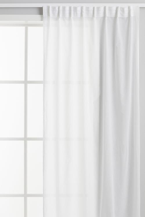 2-Pack airy multiway curtains - white