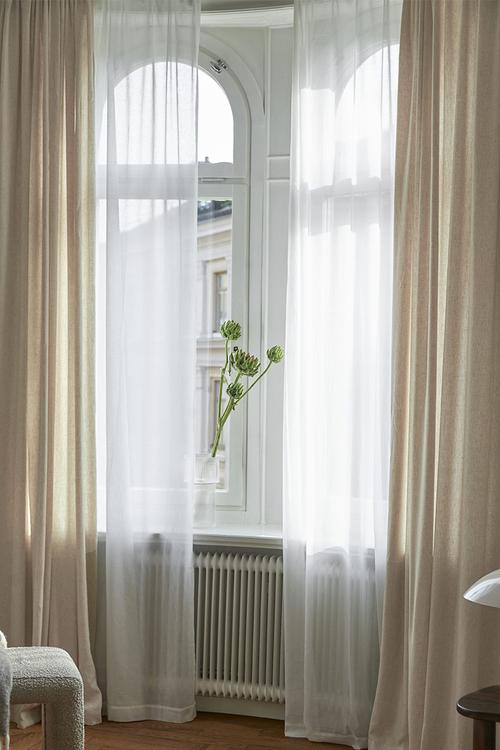 2-Pack airy multiway curtains - white