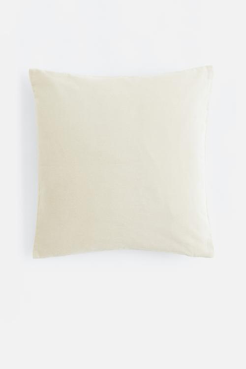 Velvet cushion cover - beige