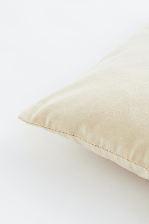 Velvet cushion cover - beige