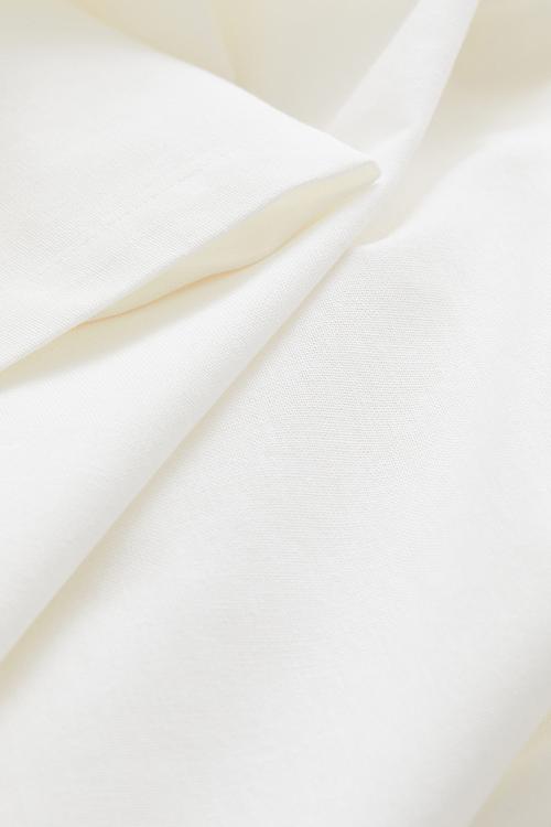 Cotton tablecloth - white