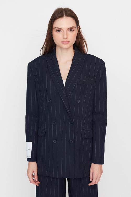 Double breasted jacket - dark blue