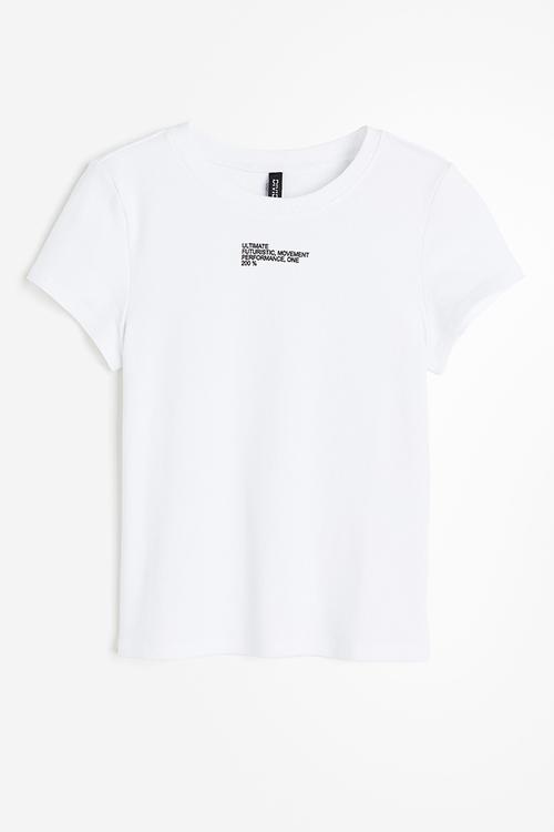 Fitted t-shirt - white