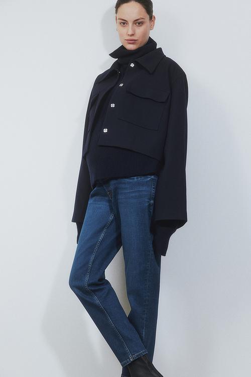 Mama slim ankle jeans - blue