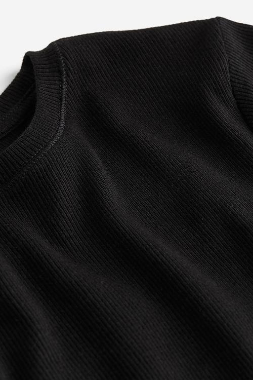 Fitted t-shirt - black