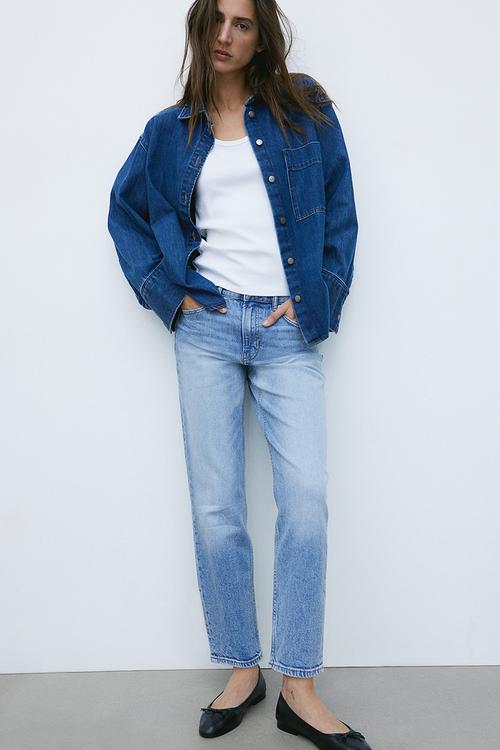 Slim regular ankle jeans - blue